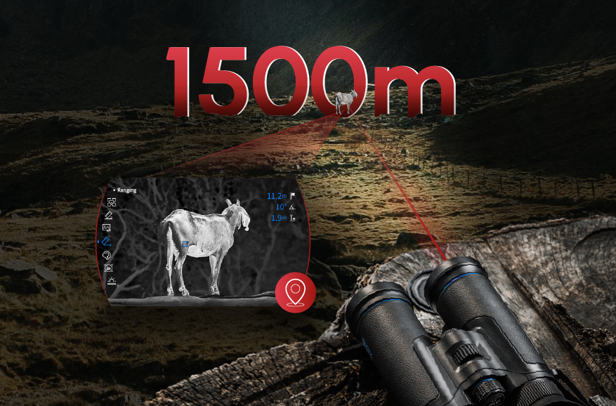 Integrierter 1200 m LRF <br> Vielseitige Funktionalität
