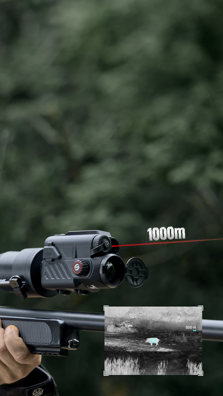Präziser 1000-m-Laser-Entfernungsmesser